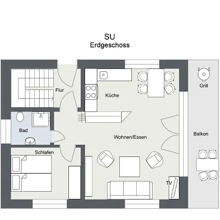 Prázdninový dům Gruppenhaus Wiesengefluester - Familienfreundlich, Strandnah Und Mit Garten